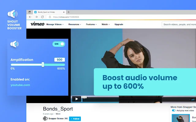 I-download ang Shout Volume Booster: Palakasin ang Audio Hanggang 600% - Screenshot 1