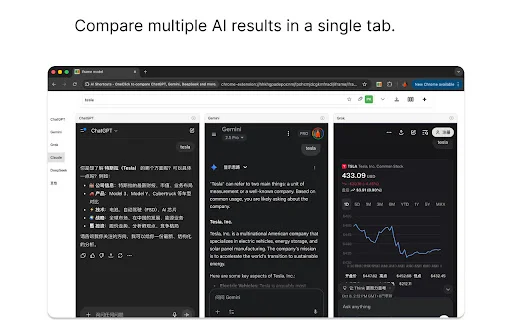 AI Compare: Ihambing ang ChatGPT, Gemini, at Claude sa Isang Click - Screenshot 2