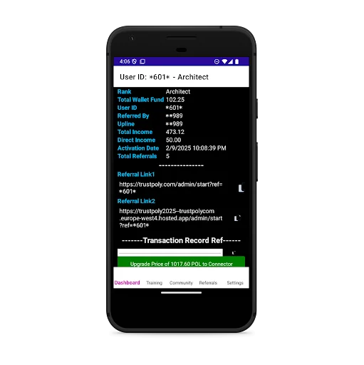 I-download ang TrustPoly – Matuto, Mag-earn at Lumago sa DeFi at AI - Screenshot 24