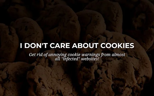 I Don’t Care About Cookies: Alisin ang Cookie Pop-ups sa Chrome - Screenshot 1