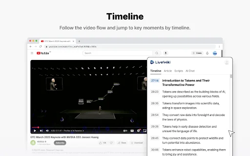 LiveWiki: YouTube Summarizer – Mabilis na Buod ng Video - Screenshot 3