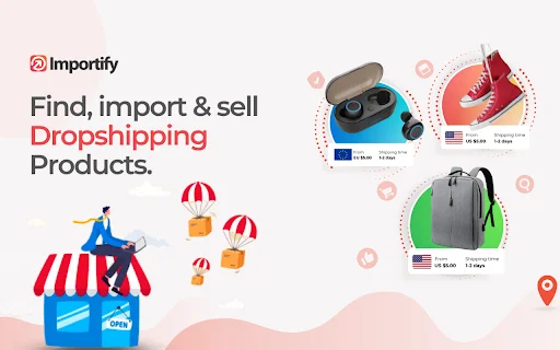 Importify: Pinakamahusay na Dropshipping App para sa Iyong Online Store - Screenshot 1
