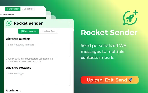 Rocket Sender: I-automate ang WhatsApp Messages nang Madali - Screenshot 2