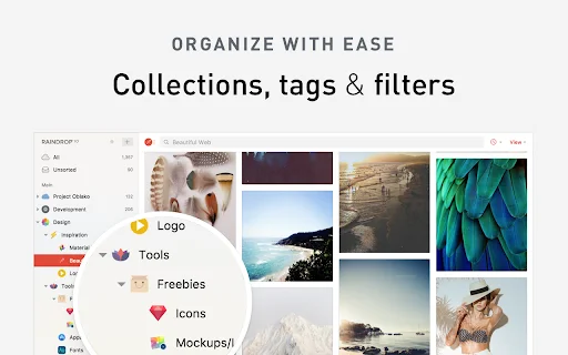 Raindrop.io: Pinakamahusay na Bookmark Manager para sa Iyong Browsing - Screenshot 2