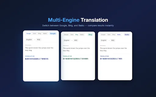 Translate in Side Panel – Mabilis na Pagsasalin sa Browser - Screenshot 2