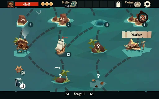 I-download ang Pirates Outlaws – Pinakamahusay na Roguelike Card Game - Screenshot 10