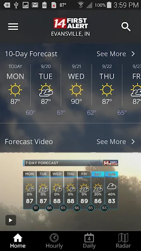 I-download ang 14FirstAlert Weather: Tumpak na Update sa Panahon - Screenshot 5