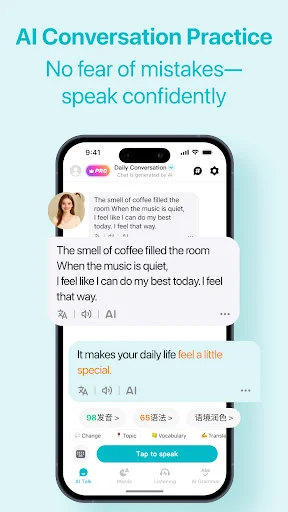 I-download ang Talksy AI Language Learning – Matuto ng Wika Gamit ang AI - Screenshot 2