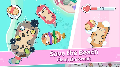 Otter Ocean – Treasure Hunt: Kolektahin ang Cute na Otters! - Screenshot 14