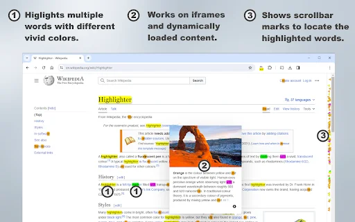 Multi Find: I-highlight ang Maramihang Salita sa Web – Libre - Screenshot 1