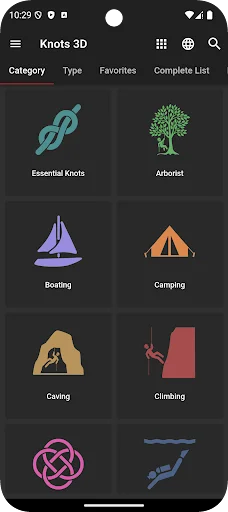 I-download ang Knots 3D – Matuto ng Higit sa 220 Knots sa 3D - Screenshot 1