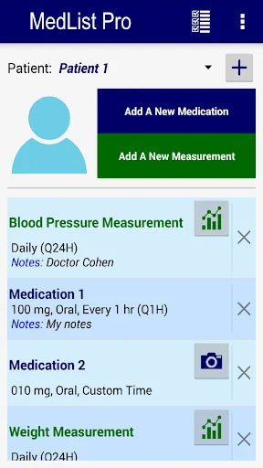 I-download ang MedList Pro – Pinakamahusay na Medication Tracker - Screenshot 1