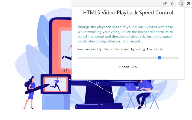 Download HTML5 Video Playback Speed Control – Pabilisin ang Video - Screenshot 1