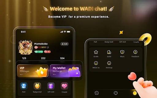I-download ang Wadi Chat – Makipag-usap sa Voice Chat Rooms nang Libre - Screenshot 8