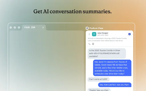 Podium Pass: I-streamline ang Customer Messaging sa Chrome - Screenshot 3