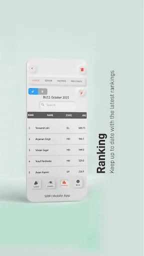 I-download ang SRFI App – Opisyal na Gabay sa Squash sa India - Screenshot 5