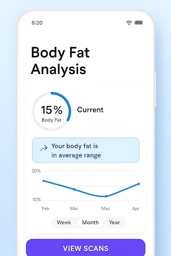 I-download ang Formfy: AI Body Fat Scanner – Subaybayan ang Fitness - Screenshot 18